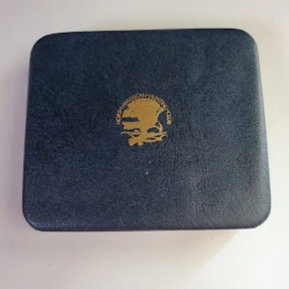 North American Hunting Club Wings of Gold 24k Gold Rhodium Belt Buckle NAHC Gift